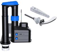 Plumbez Universal Dual Flush Toilet Syphon 1.5" Bsp Adjustable Wras Approved + Chrome Handle