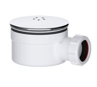 PlumbEZ Universal Outlet Chrome Shower Trap - 90mm Shower Drain, Easy to Clean Shower Waste, High Flow 30 L/Min - 1.1/2" (40mm Outlet).