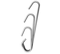 PlumbEZ Universal Toilet Flush Hook Pack - Cistern C Hook & C Link for Siphon Connection - Toilet Flush Siphon Link C Hooks