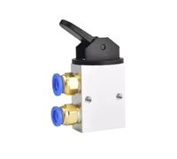 plumbify Store 2 Position 3 Way Manual Handle Control Pneumatic Mechanical Valve(S3HL-08-PC 6MM)