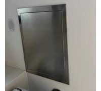 Plumbing Access Panel, Customizable Stainless Steel Inspection Hatch, Spring Loaded Trap Door for Attic/Basement/Office/Study Room