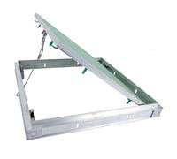 Plumbing Access Panel for Drywall Ceiling, Detachable Attic Access Panel Door, Flush Mounted Ceiling Panels/Inspection Hatch with Press-Type Lock for Office Hotel(81x97cm/32x38)