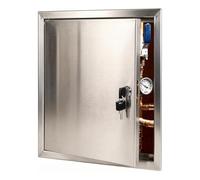 Plumbing Access Panel for Drywall, Stainless Steel Waterproof Wall Access Panel Door with Lock & Key for Wall/Ceiling, Flush Mounted Wall Hole Cover for Electrical(46x51cm/18x20)