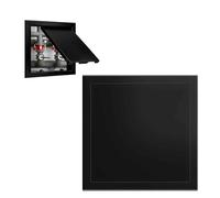 Plumbing Access Panel White Metal Inspection Hatch，Ceiling & Wall Access Door for Drywall//Wall/Plumbing/Electrical/HVAC 200x200mm 300x300mm 450x700mm Fir Waterproof(Black,400x650mm)