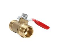 Plumbing Ball Valve 1pc Lever Handle Brass Ball Valve, Plumbing Connection Male BSP Thread Adapter(1/2inch)