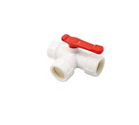 Plumbing Fittings Ball Valve 1pcs Water Pipe Tee Coupler Plastic 3-Way Quick Connector T-Type PVC PE Fast Connection(20mm x TEE)