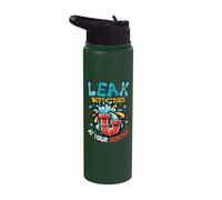 Plumbing Leak Detectives Funny Plumber Stainless Steel Insulated Water Bottle