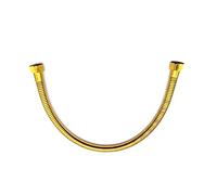 Plumbing Pipe,Golden Plumbing Hose 1/2 Angle Valve Connector, Stainless Steel Gold Toilet Hose For Bathroom Length 50cm (Color : Gold)
