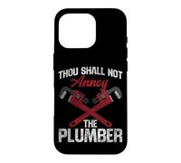 Plumbing Plumber Christian Vintage Thou Shall Not Annoy The Case for iPhone 16 Pro
