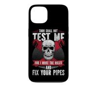 Plumbing Plumber Christian Vintage Thou Shall Not Test Me Case for iPhone 13