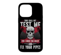 Plumbing Plumber Christian Vintage Thou Shall Not Test Me Case for iPhone 14 Pro Max