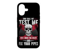 Plumbing Plumber Christian Vintage Thou Shall Not Test Me Case for iPhone 17