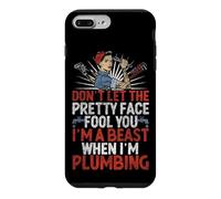 Plumbing Plumber Female Vintage Don't Let The Pretty Face Case for iPhone 7 Plus/8 Plus