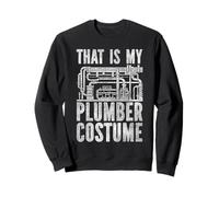 Plumbing Plumber Halloween Vintage That Is My Plumber Sweatshirt