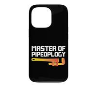 Plumbing Plumber Pun Master Of Pipeoplogy Case for iPhone 13 Pro