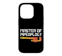 Plumbing Plumber Pun Master Of Pipeoplogy Case for iPhone 14 Pro