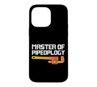 Plumbing Plumber Pun Master Of Pipeoplogy Case for iPhone 14 Pro Max