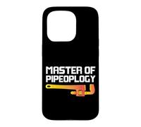 Plumbing Plumber Pun Master Of Pipeoplogy Case for iPhone 15 Pro