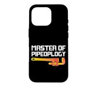 Plumbing Plumber Pun Master Of Pipeoplogy Case for iPhone 16 Pro