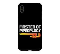 Plumbing Plumber Pun Master Of Pipeoplogy Case for iPhone XS Max