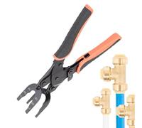 Plumbing Separator Pliers - 23cm Plug Connection Removal Tool | Water Pipe Separator Pliers | Compact Professional Plumbing Tool | Durable Alloy Steel Pliers | Repair HVAC Sink
