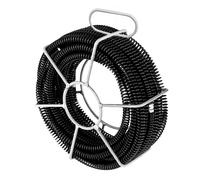 Plumbing Snake Cables Set of 6 x 2,45 m Ø 16 mm - by MSW Black