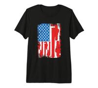 Plumbing USA Flag Plumbing Contractor Premium T-Shirt