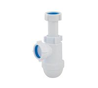 Plumbob 957227 Telescopic Bottle Trap, White, 40 mm