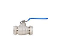Plumbright Lever Ball Valve Cxc Blue 28mm B26028