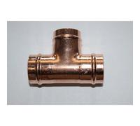 Plumbright Solder Ring P24 Equal Tee Pipe Fitting 35mm