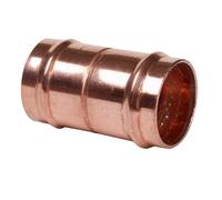 Plumbsure Copper Coupler (Dia)22mm, Pack Of 2