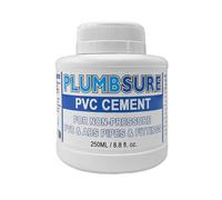 Plumbsure PVC Cement - Plumbers PVC Glue for Non-Pressure Pipes and Fittings