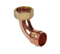 Plumbsure Tap Connector Bq28619420 1 Pack Solder Ring Bent 15mm