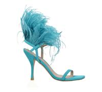 Plume 100 Sandal - female - Stuart Weitzman - High Heel Sandals - Green - 6 UK - Shoes 6 UK