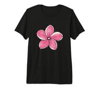 Plumeria Frangipani Flower Hawaii Maui Aloha Surfer Premium T-Shirt