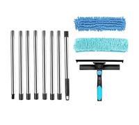 Plumero De Mango Largo With Tube Alargador - Kit De Herramientas De Limpieza With Cepillo, Suministros Reutilizables Para Esquinas De Pared Telarañas Ventana De Casa | Plumero Extensible |