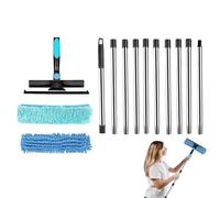 Plumero De Mango Largo With Tube Alargador - Kit De Herramientas De Limpieza With Cepillo, Suministros Reutilizables Para Esquinas De Pared Telarañas Ventana De Casa | Plumero Extensible |