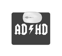 Plumfoolery ADHD - Mousepad, Mouse Mat - Funny Gift for Work Office Desk Accessory Handmade in the UK