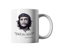 Plumfoolery Did Ye, Aye? Mug Funny Che Guevara Wrong Quote, Scottish Humour Sarcasm (White)