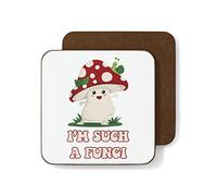 Plumfoolery I’m Such A Fungi Mug Funny Fun Guy Gift Him Mushroom Cute (Coaster)