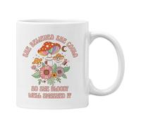 Plumfoolery Motivation Mug She Believed she Could so she Bloody Well Smashed it (White)