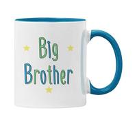 Plumfoolery Siblings Mugs Brother Sister Kids Gift Family Mugs (Blue, Big Brother)
