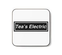Plumfoolery Tea's Electric Mug, Oasis Gift for Him or Her Manchester Music Indie (Coaster)