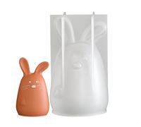 Plump Easter Bunny Silicone Mould - Geometric for Scented Candle, Resin Plaster, Festive Decoration Object, Versatile Mould Making for Table Decorations, Figures, Seasonal Accessories, Ideas