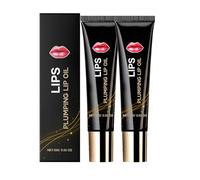 Plumpify Hydrating Lip Serum - daily nourishing lip oil that hydrates and plumps lips, reduces fine lines, and delivers a non-sticky, moisturizing formulas for a fuller, smoother looks (2PCS)