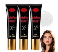 Plumpify Plumping Serum Oil, Plumpify Lip Oil Plumper, Moisturizing Lip Gel, Natural Lips Plumping Serums, Reduce Fine Moisturizing Non-Sticky (3PC)
