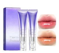 Plumping & Anti-Wrinkle Hydrating Lip Serum,Color-changing Lip Plumper Serum,Lip Care Serums,Glossy Mask,Plumping,Hydrating,Increase Lips Elasticity (01#+02#)