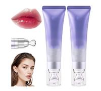 Plumping & Anti-Wrinkle Hydrating Lip Serum, Color-changing Lip Plumper Serum,Plumping Color Changing Lip Oil,Lip Care Serums,Glossy Mask,Plumping,Hydrating,Increase Lips Elasticity (02#Rose)