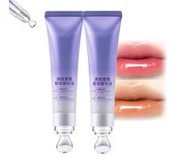 Plumping & Anti-Wrinkle Hydrating Lip Serum,Lip Plumper for Older Women,Lips Plumping Serums,Anti Wrinkle Serum,Color Changing Lipstick,Nourishing Formula Non Sticky,Reduce Fine, Boosts Volume (1 Set)