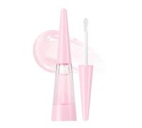 Plumping Lip Gloss - High-Shine Hydrating Lip Oil Pink Clear - Long-Lasting Moisturizing Lip Plumper for Fuller - Vegan, Cruelty-Free Waterproof Lip Gloss - Instant & Natural Volume Boost